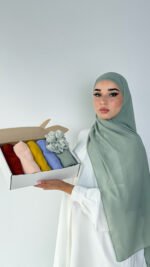 Box 5 Foulards Crêpe Mousseline