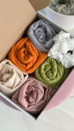 Box 5 Foulards Crêpe Mousseline – Image 2